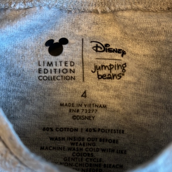 Disney Jumping Beans Limited Edition Collection Long Sleeve Shirts (Size 4) - Picture 7 of 7